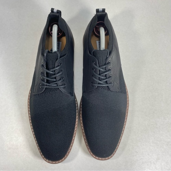 Steve Madden Knit Lace Up Black Dress Casual Shoes; Men’s Size 10 M — Excellent! - Picture 8 of 15